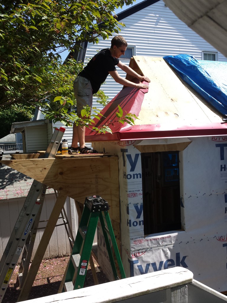 Underlayment installed